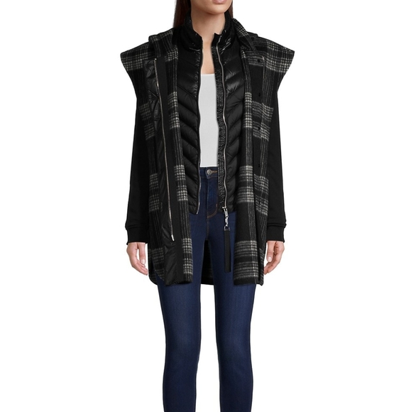 Moose Knuckle 2 piece jacket - Coal River Poncho - all back size M - Picture 1 of 6